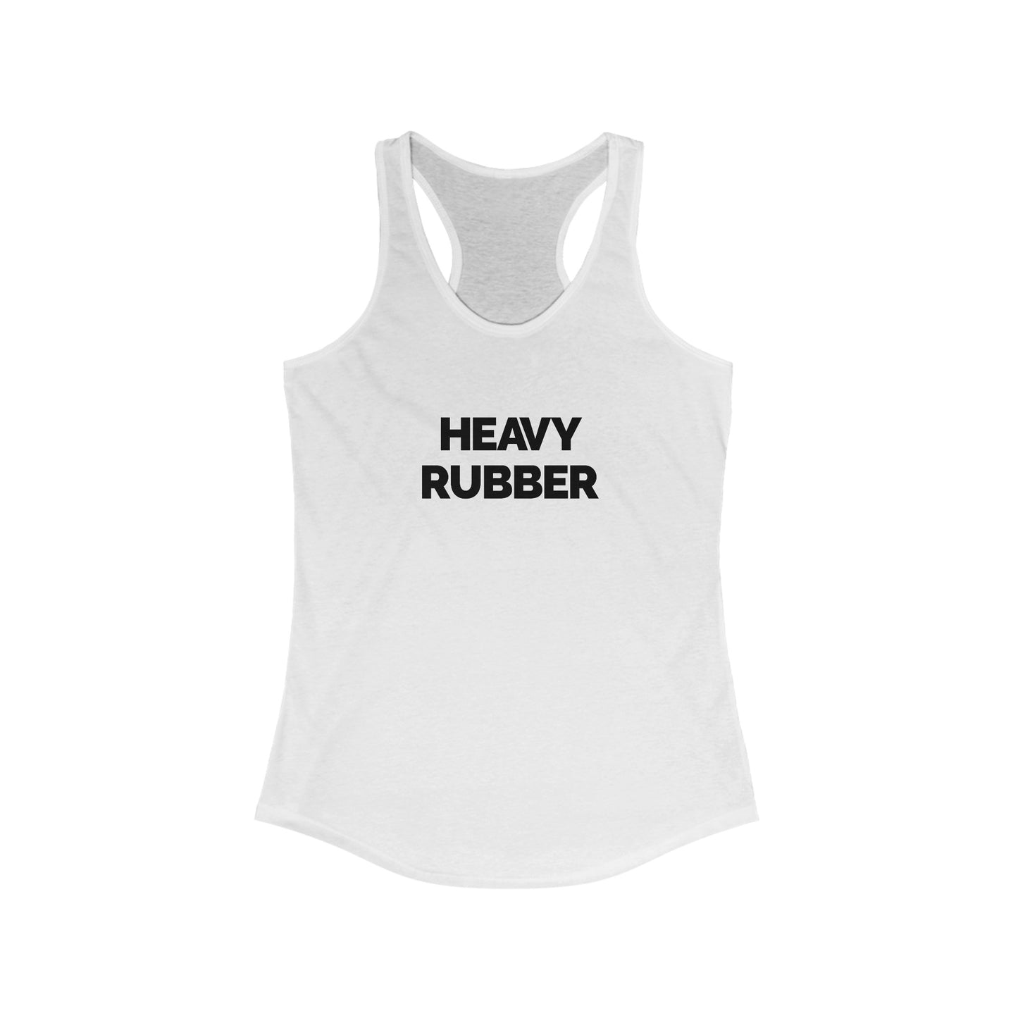 "Heavy Rubber" Women's Racerback Tank