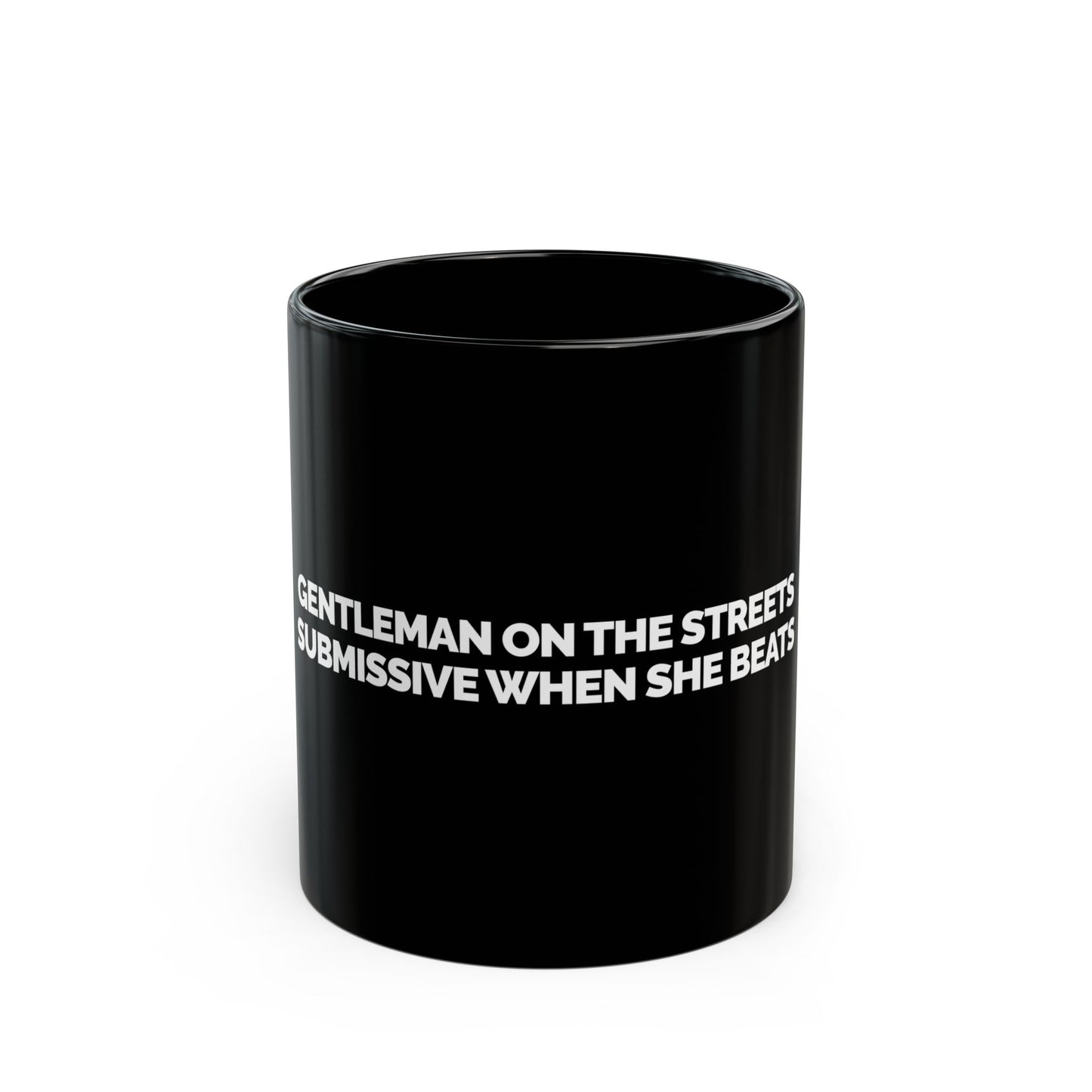 "Gentleman Submissive" 11oz Black Mug